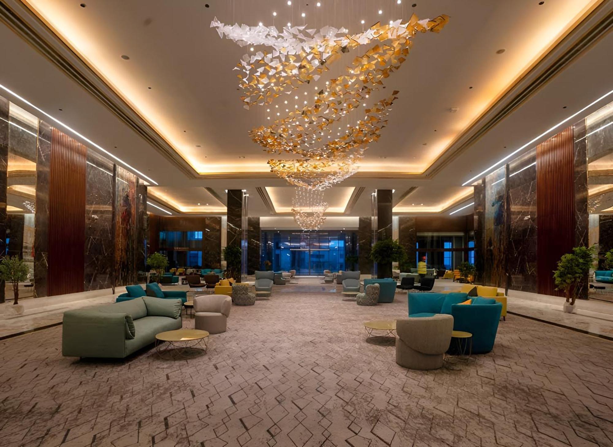 Rixos Premium Alamein Эль-Аламейн Экстерьер фото The lobby of the hotel